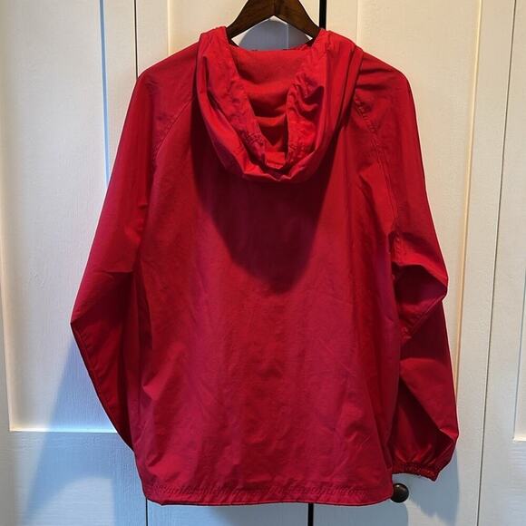 Men's Holloway Wrigley Field Red Hooded Pullover Windbreaker M - Picture 3 of 5